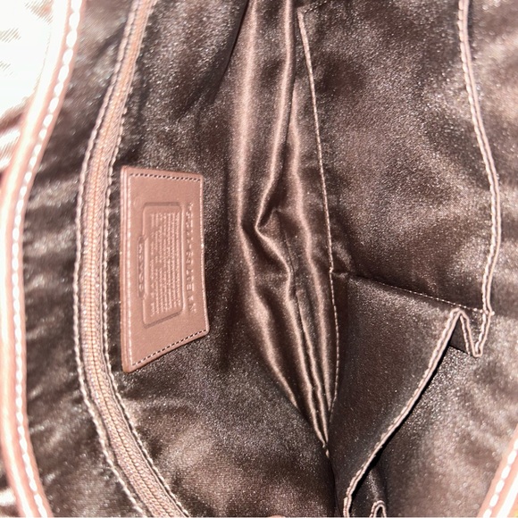 Vintage Coach Ergo Brown Smooth Leather Shoulder Bag #N° E0769-11254 “1997” - Picture 7 of 7